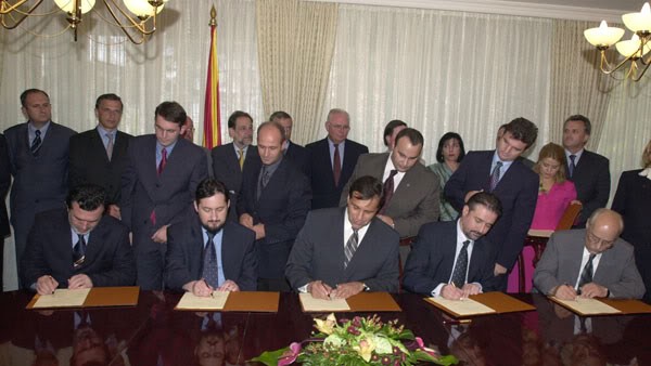 Potpisivanje Ohridskog sporazuma